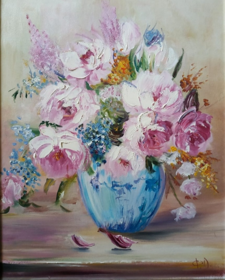 Натюрморт. Пионы